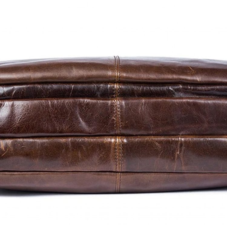 Premium business leather laptop bag with extra pockets - Image 3