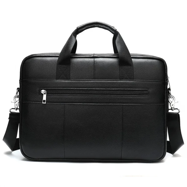 Top Grain Natural Leather Office Laptop Bag fits 16