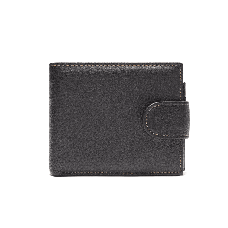 Genuine Leather Wallet 8068 Black