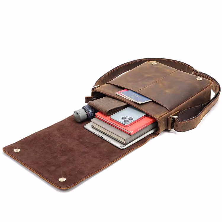 leather sling bag 6133 - Image 5