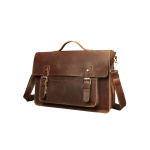 15 Inch Dark Coffee Leather Laptop Bag 5134